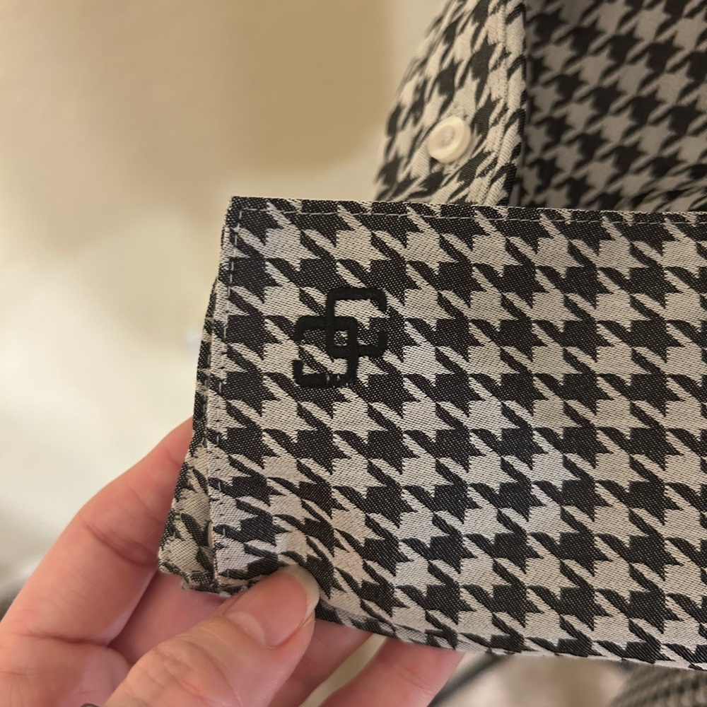 Chico's Houndstooth Button Down Shirt - image 4